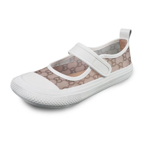 Mesh Canvas Shoes Low Top Sandals With Velcro Leather Square Toe Women S Shoes Shop Dwarves Leather Shoes Sandals Pinkoi