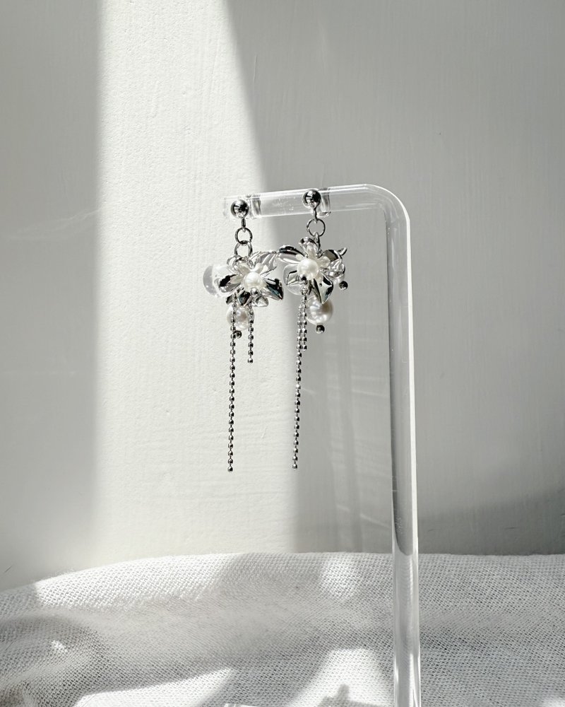 Room 1001 | 花綻 耳環 - 項鍊 - 琉璃 