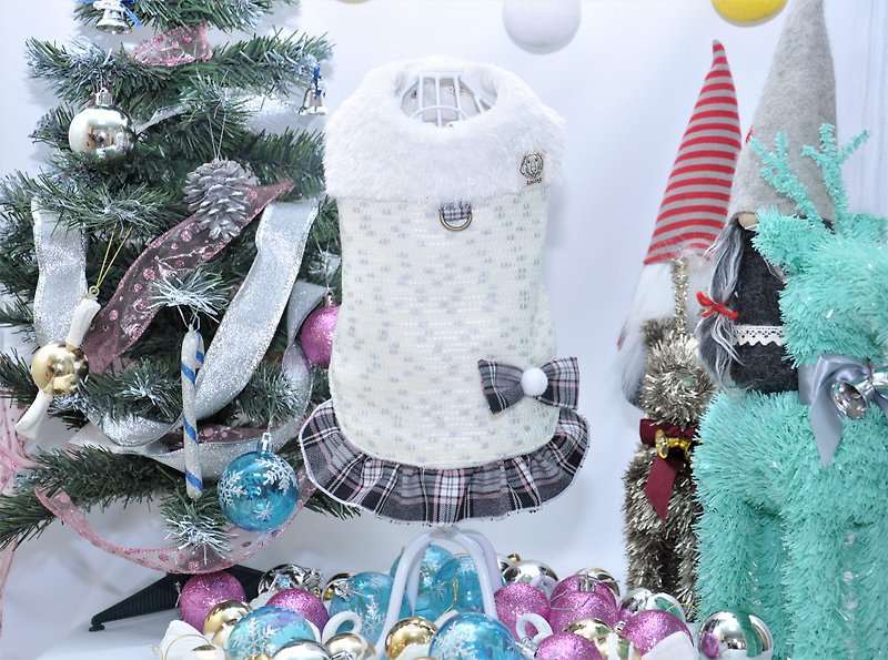 Among_dog harness_クリスマスコート - 洋服・帽子 - コットン・麻 