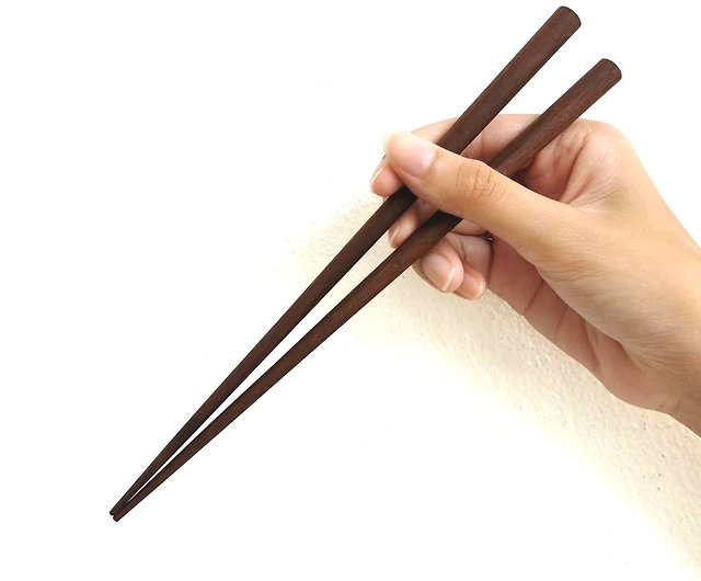 Yakusugi luxury chopsticks couple rest Square type 23 24cm set Japan hashi  wood