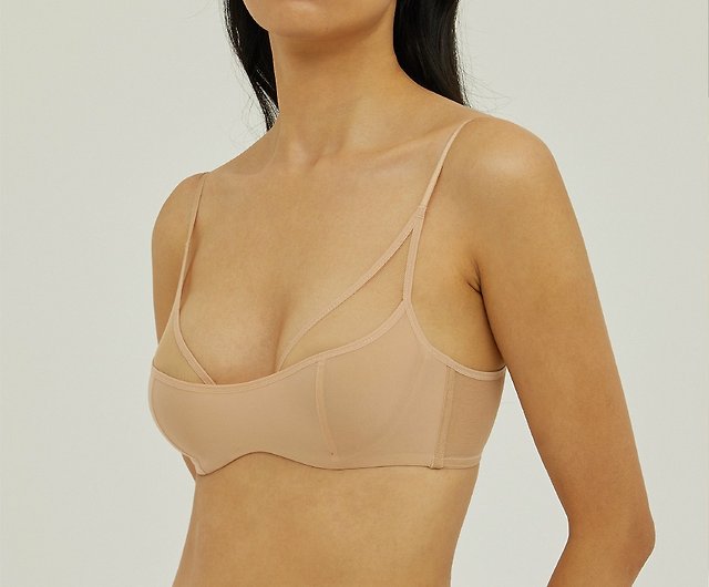 Lulu on a mission  OMBRE LITE Double Layered Chiffon Bra Wired