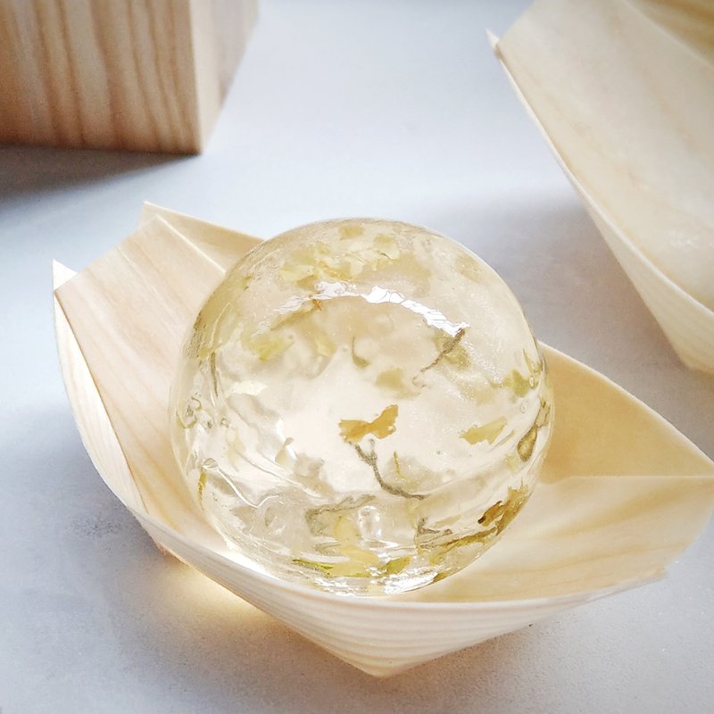 水信餅 百花手工皂 麩胺酸鹽晶皂 仿金箔 交換禮物 聖誕節 伴手 - 肥皂/手工皂 - 植物．花 