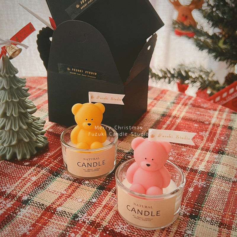 Bear Design Scented Candles Mini Bear Shaped Tea Candles Scented