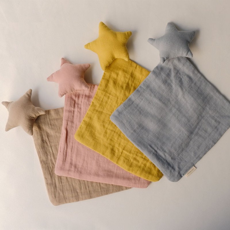 【cocowalk】Japanese soft gauze star comfort towel-gentle and minimalist (four colors available) - Other - Cotton & Hemp Multicolor