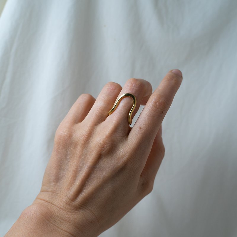 Movement ring (multifunctional fidget ring) - แหวนทั่วไป - เครื่องประดับ สีทอง