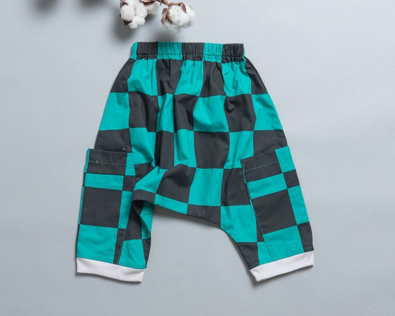 Lun flying squirrel 9 points trousers - anti-mosquito camping - กางเกง - ผ้าฝ้าย/ผ้าลินิน สีน้ำเงิน