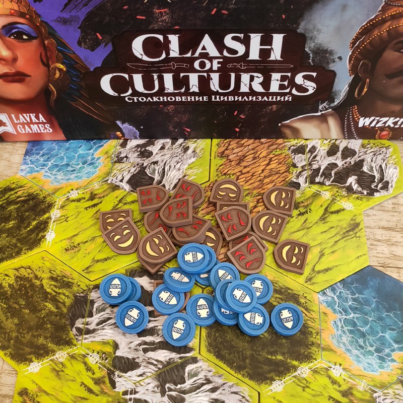 豪華情緒和文化代幣與 文化衝突。紀念版 棋盤遊戲相容 - 桌遊/卡牌 - 其他材質 