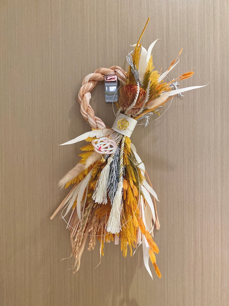 兔氣揚米新春注連繩 - 擺飾/家飾品 - 植物．花 