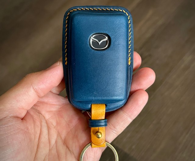 Leather car key case, car key cover - Shop Shao Leather Keychains - Pinkoi