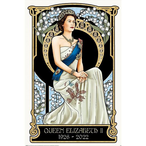 Dope 私貨 英國女王伊莉莎白二世紀念海報/QUEEN ELIZABETH II
