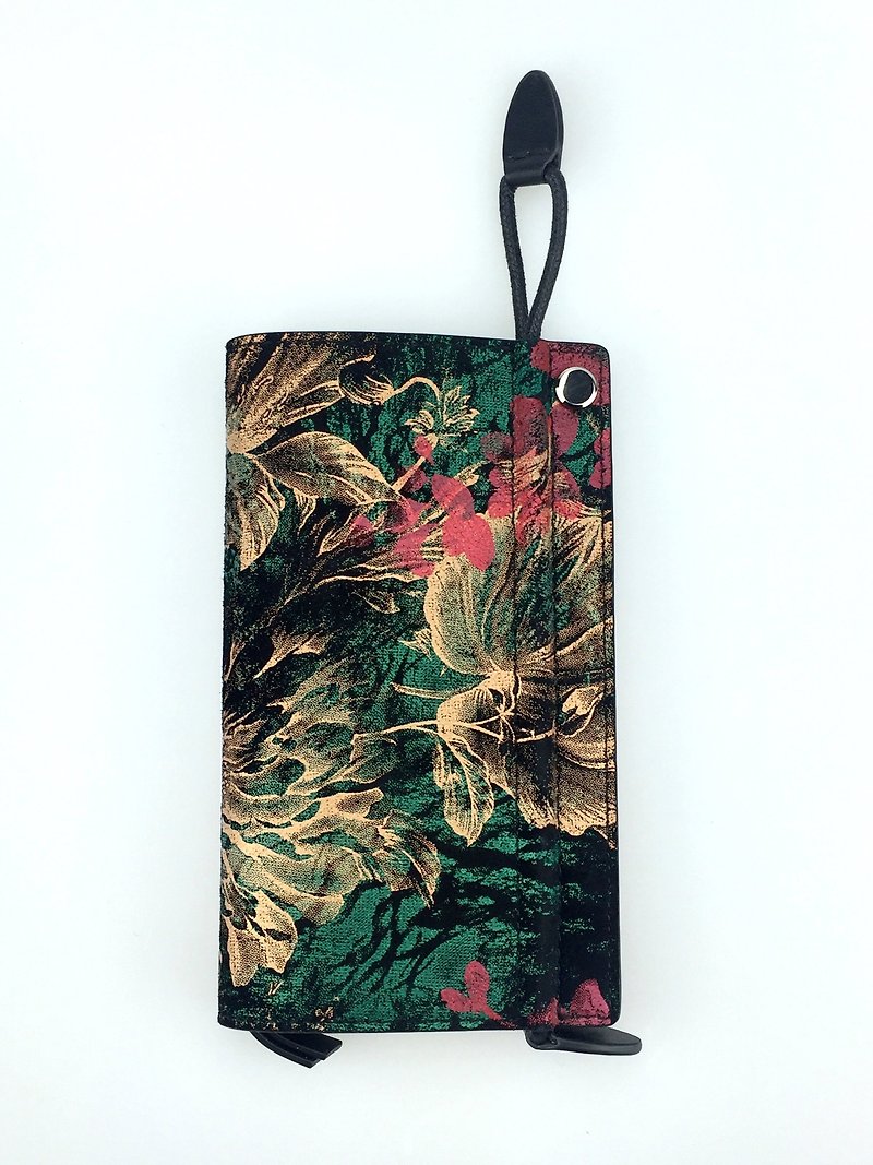 Beam leather art leather card clip / special printing / handmade - กระเป๋าใส่เหรียญ - หนังแท้ สีดำ