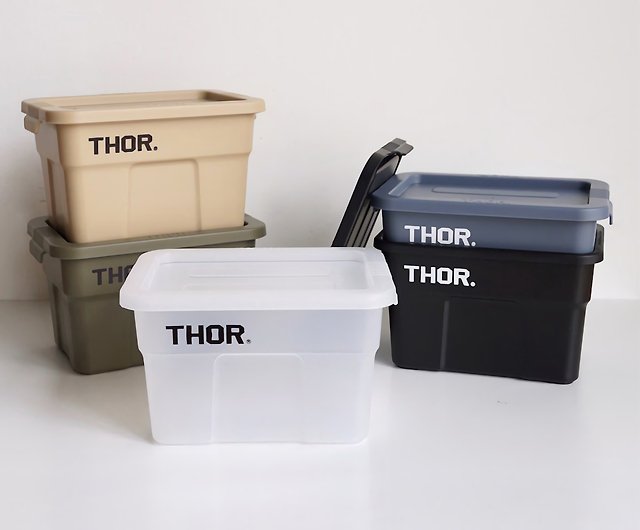 Detail Thor Large Totes With Lid Storage Box (Black/22L) - Shop goodforit  Storage - Pinkoi