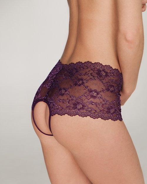 OwnMe Sheer see through lingerie Crotchless panties