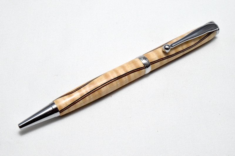 [Parquet] Handmade wooden ballpoint pen Slim line CROSS Replacement core