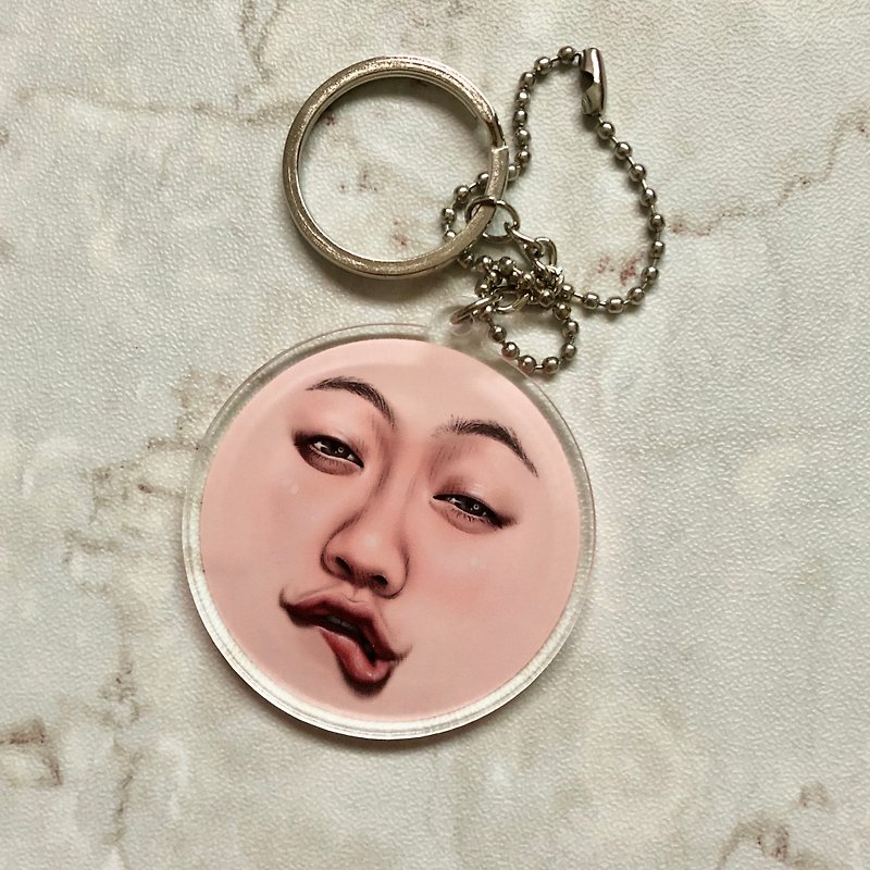 KEY RING ll KEY CHAIN :: face for someone no.17 - Charms - Acrylic 