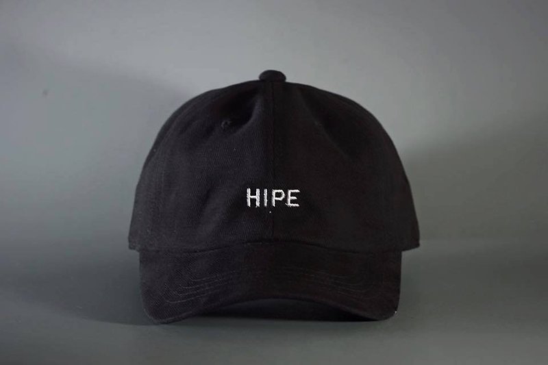 black short visor cap - 帽子 - 棉．麻 黑色