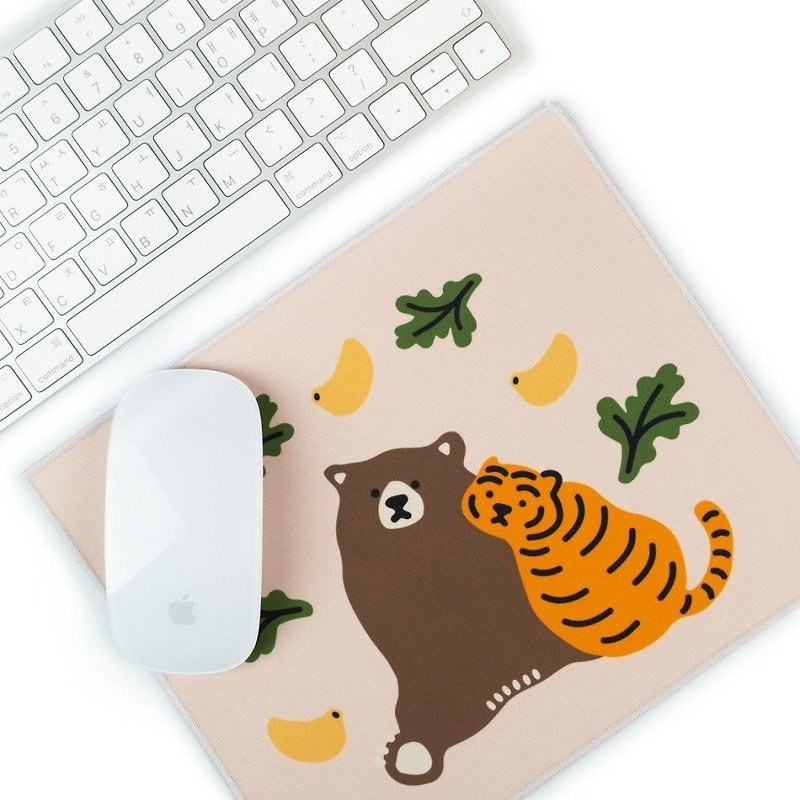 Lying fat tiger forest best friend mouse padLong long ago - Mouse Pads - Other Materials 