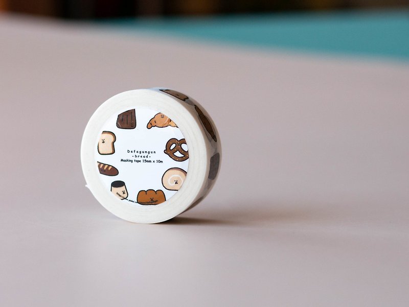 Bread series paper tape - Washi Tape - Paper Brown