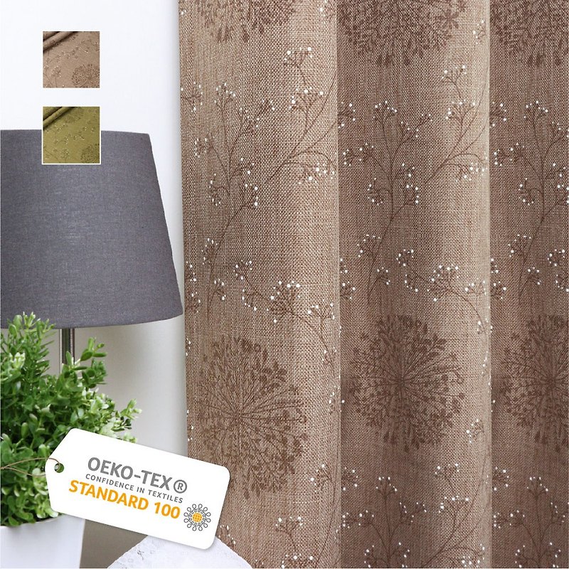 Home Desyne│MIT│Handmade│Blackout curtains│Warm round leaves││Punch│2 colors - Doorway Curtains & Door Signs - Other Metals 