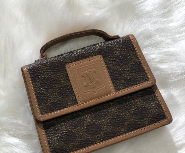 日本直送 名牌中古包 】CELINE セリーヌ マカダム ブラゾン型