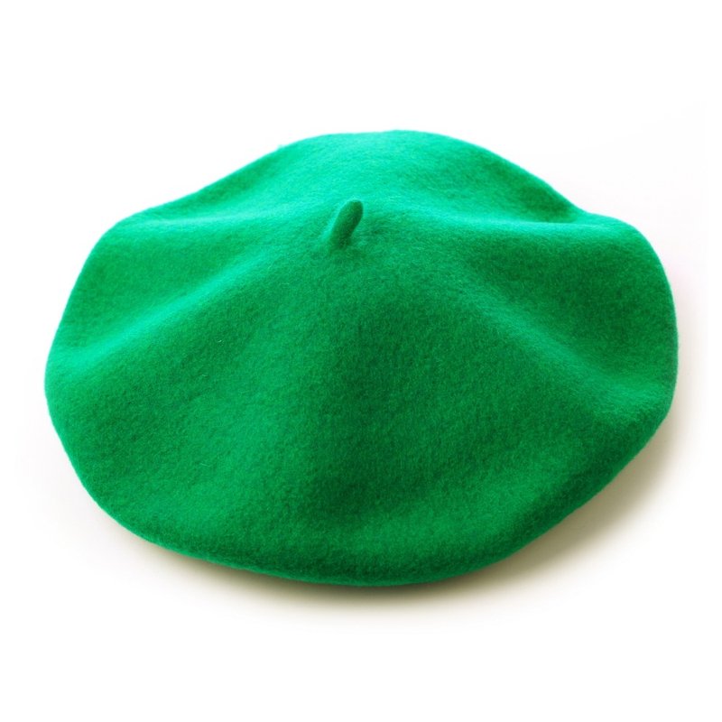 西班牙ELOSEGUI . 女 DAME貝雷帽EL_DAME19071 琉璃绿 - 帽 - 羊毛 綠色