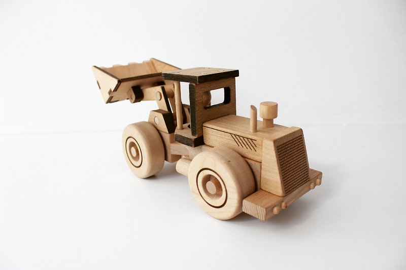 baby boy toys - Front End Loader. Montessori Wooden baby toys for toddlers - Kids' Toys - Wood Brown