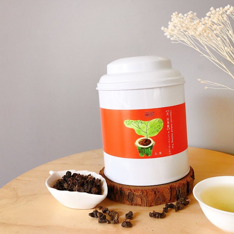 A-Li shan High moumtain Charcoal-baked Oolong tea - 100g/can(Vacuum packaging) .
