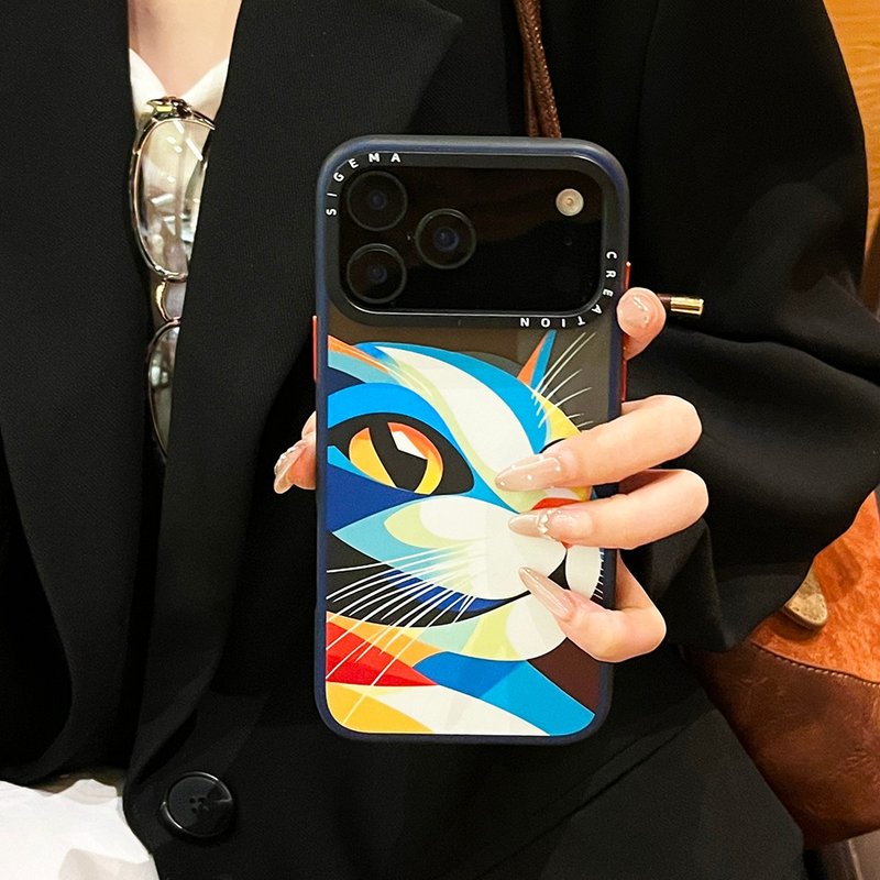 【隱藏式磁吸】Maodrian鋁合金按鍵全磨砂防摔防刮iPhone17p-17pm - 手機殼/手機套 - 塑膠 多色