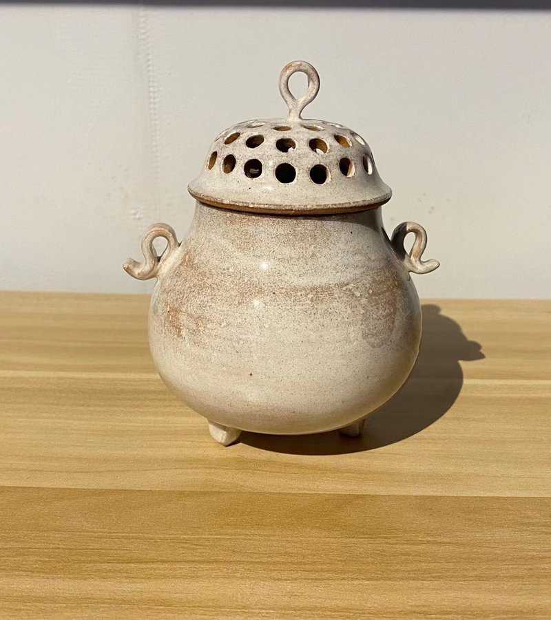 Fenyin three-legged incense burner - Items for Display - Pottery 