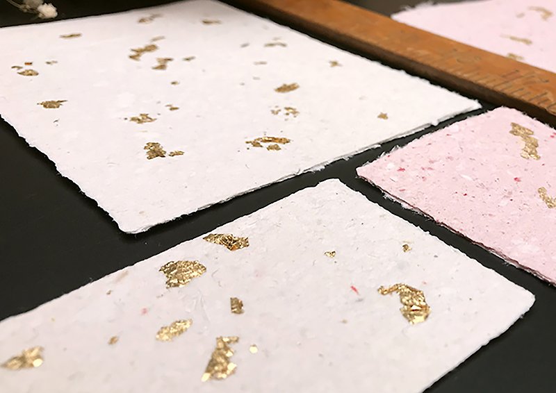 Postcard Recycled Papermaking Experience _ Course with Paper Machine Commodity Set [1 person into class] - Other - Paper 