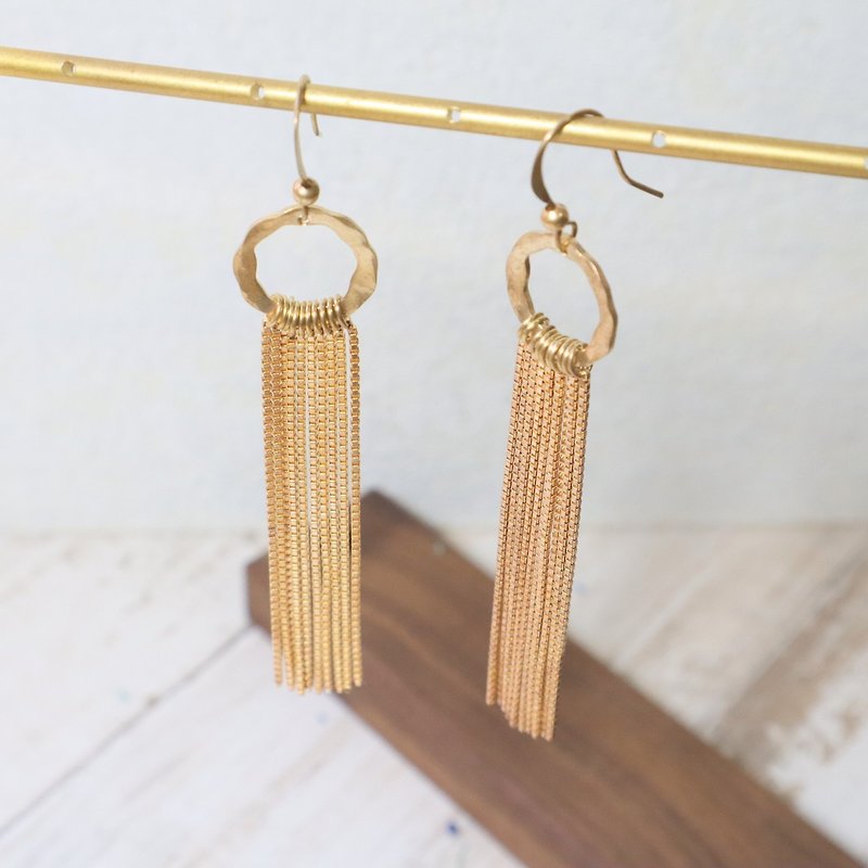 Eyes Bronze earrings clip-on brass can change Tanabata gift customized