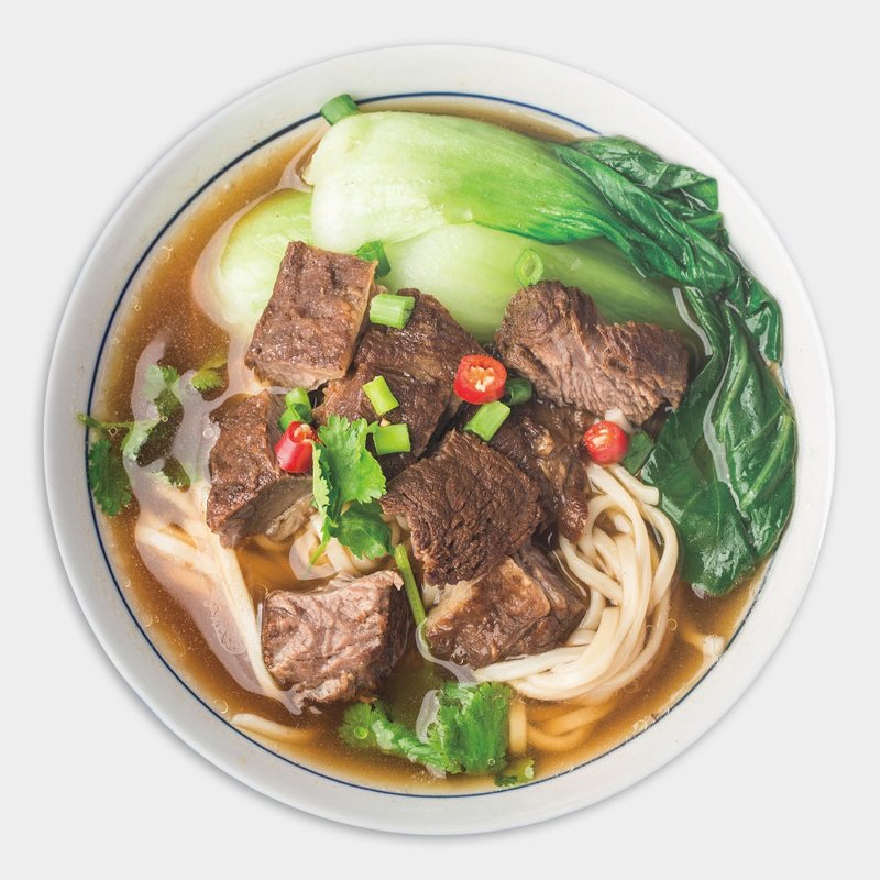 牛肉麵 25 cm 圓形滑鼠墊 PS011 - 滑鼠墊 - 橡膠 多色