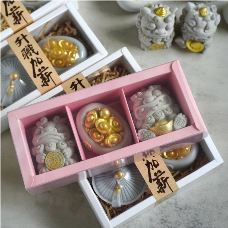 招財進寶聚寶盆/微景觀擺件/水泥擴香石/聚寶盆/吉祥風水 | 工 - 香氛/精油/擴香 - 水泥 
