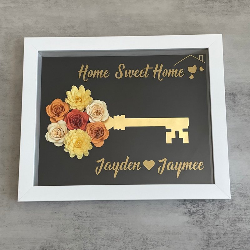 生活品味禮盒 - Home Sweet Home (Key) - 擺飾/家飾品 - 紙 黃色
