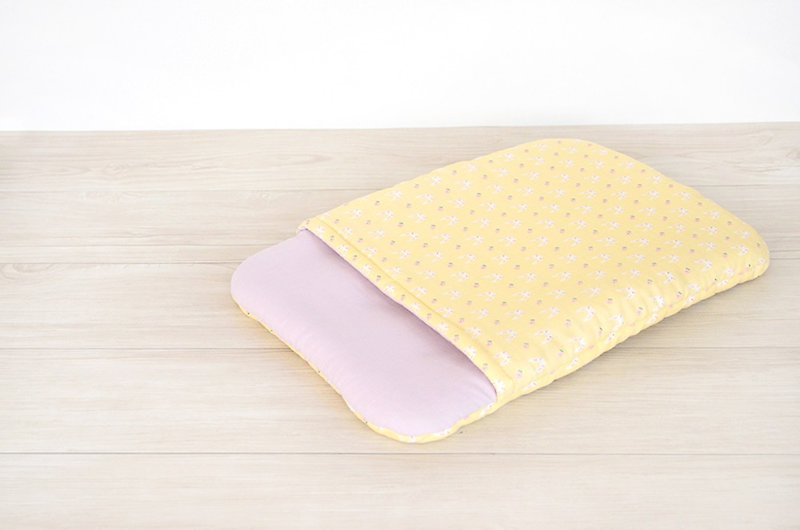 棉．麻 寵物床/床墊 黃色 - Rabbit futon sleeping bag lemon L