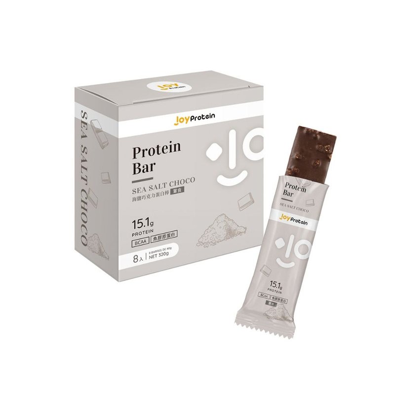 【JoyProtein】海鹽巧克力蛋白棒(40g*8支) - 養生/保健食品/飲品 - 其他材質 