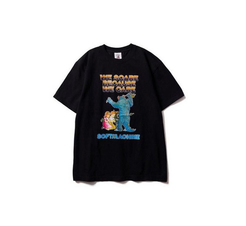 Softmachine Monsters T-Shirt翻玩怪獸電力公司短袖上衣(兩色) - 男 T 恤 - 棉．麻 黑色