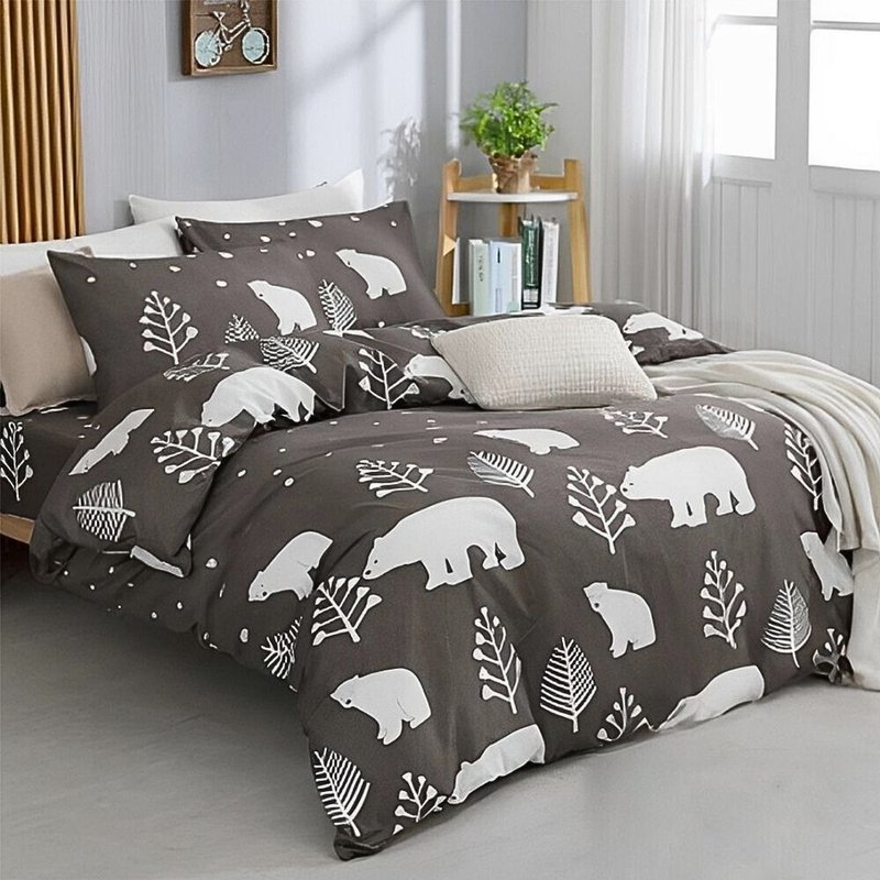 Timeless Plaid Soft Cotton Bedding Set - Made in Taiwan (Single/Double/Queen) - Bedding - Other Materials 
