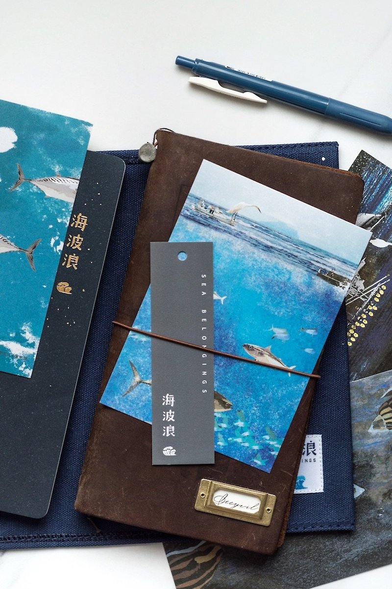 Sea wave egret captain x sea postcard - Cards & Postcards - Paper 