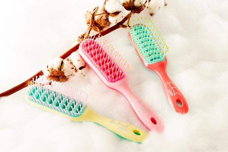 Macaron Series Professional Spare Rib Comb | Pandora's Beauty Box - Makeup Brushes - Plastic Multicolor