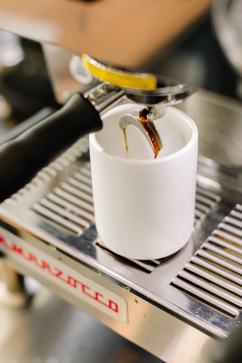【FELLOW】MONTY Double Layer Ceramic Latte Cup-11OZ Latte Cup (White)