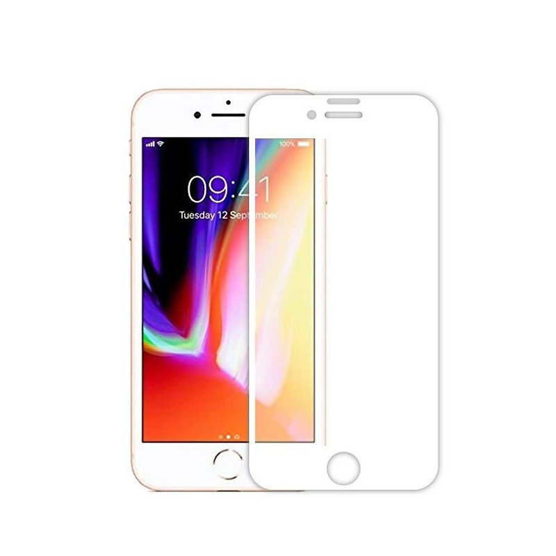 iPhone7/8/SE2 3D Nano 9H Tempered Glass 4.7-inch Corning Gorilla Screen Protector-White - อุปกรณ์เสริมอื่น ๆ - แก้ว 