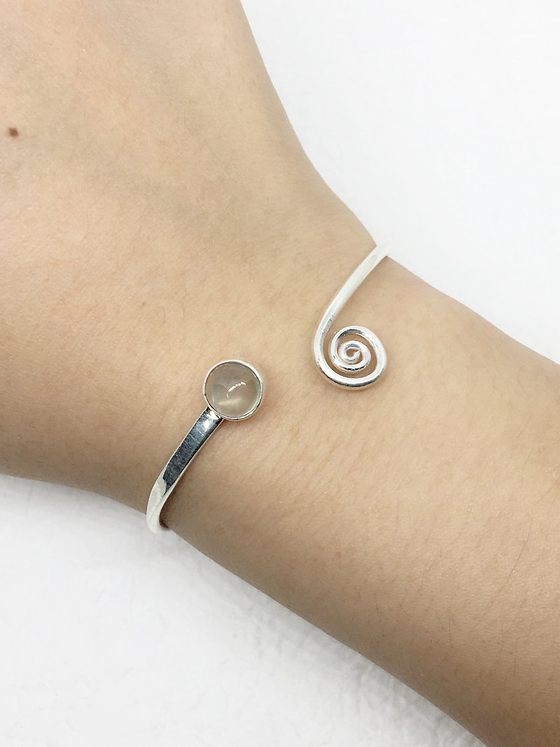 Grape 925 sterling silver curve design bracelet bracelet Nepal handmade mosaic production