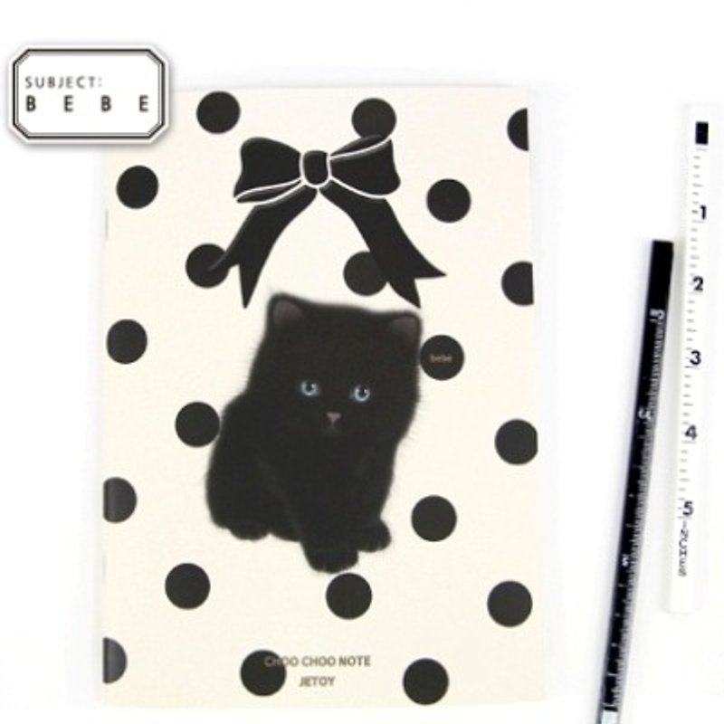 JETOY, sweet cat B5 notebook (bar 64p) _Bebe - Notebooks & Journals - Paper White