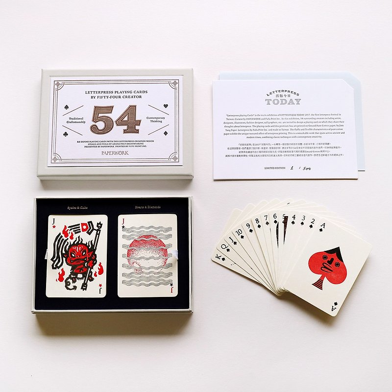 【Letterpress Today】Letterpress Solitaire×54 Creators Limited Collection Box