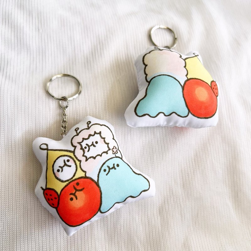 黏在一起－QQ鑰匙圈  貼紙 - 鑰匙圈/鑰匙包 - 其他材質 多色