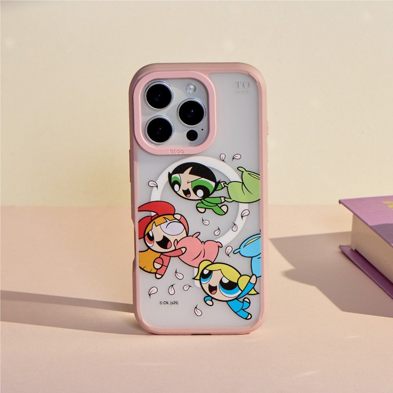 飛天小女警枕頭派對極光霧透MagSafe iPhone手機殼 - 手機殼/手機套 - 塑膠 多色