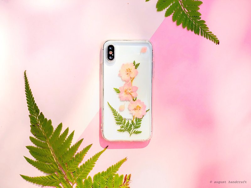 飛燕之葉 乾花手機殼  Pressed Flower Phone Cases - เคส/ซองมือถือ - พืช/ดอกไม้ 