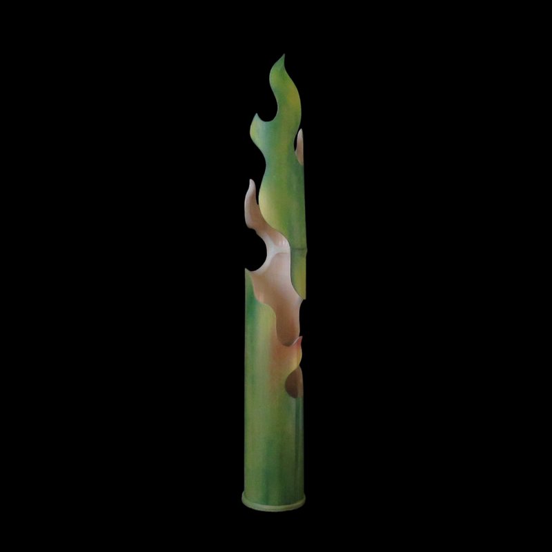 火龍 - 慢工手作孟宗竹E12藝術桌燈 / 立燈 - 燈具/燈飾 - 竹 綠色