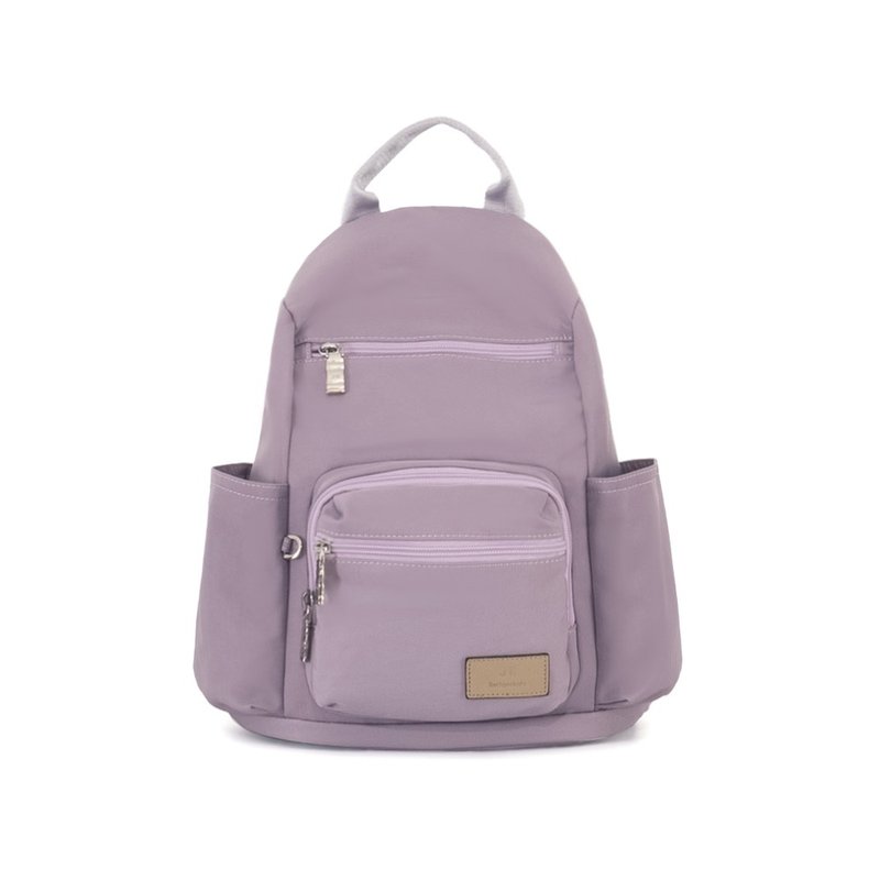 Backpack-Huanyang anti-theft nylon backpack (small style)-6009-19-Multiple colors to choose from - Backpacks - Nylon Purple